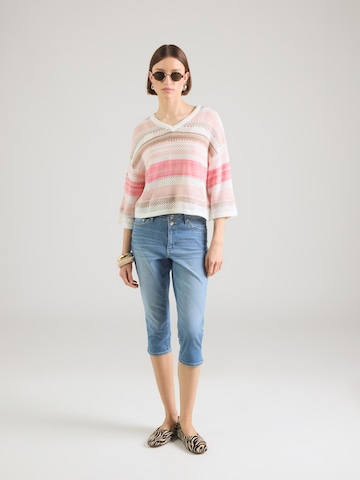 MORE & MORE Sweater in White