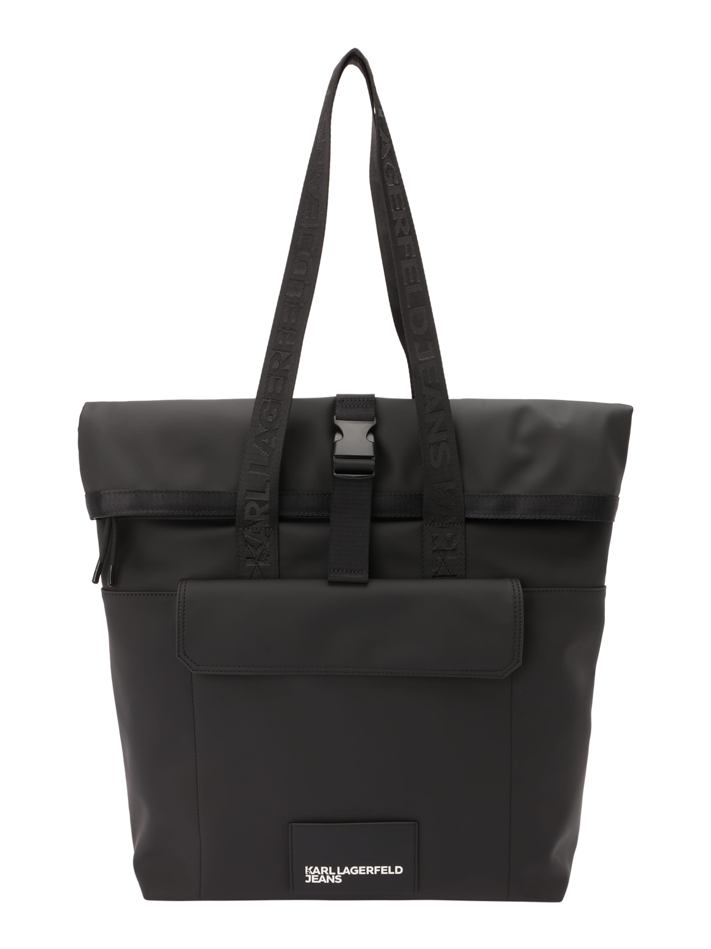 KARL LAGERFELD JEANS Μεγάλη τσάντα σε μαύρο: μπροστά