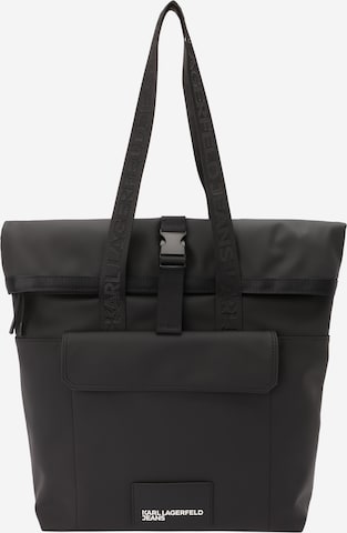 juoda KARL LAGERFELD JEANS Pirkinių krepšys: priekis