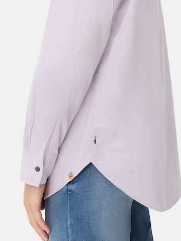 CAMEL ACTIVE Bluse mit Brusttasche in Lila