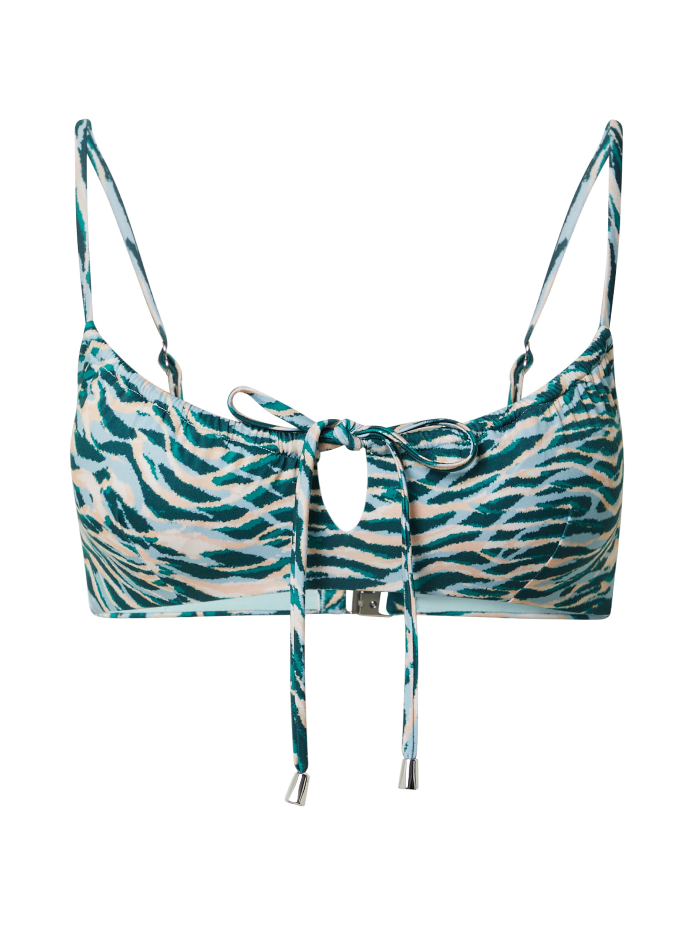 Bustino Top per bikini di Seafolly in verde: frontale