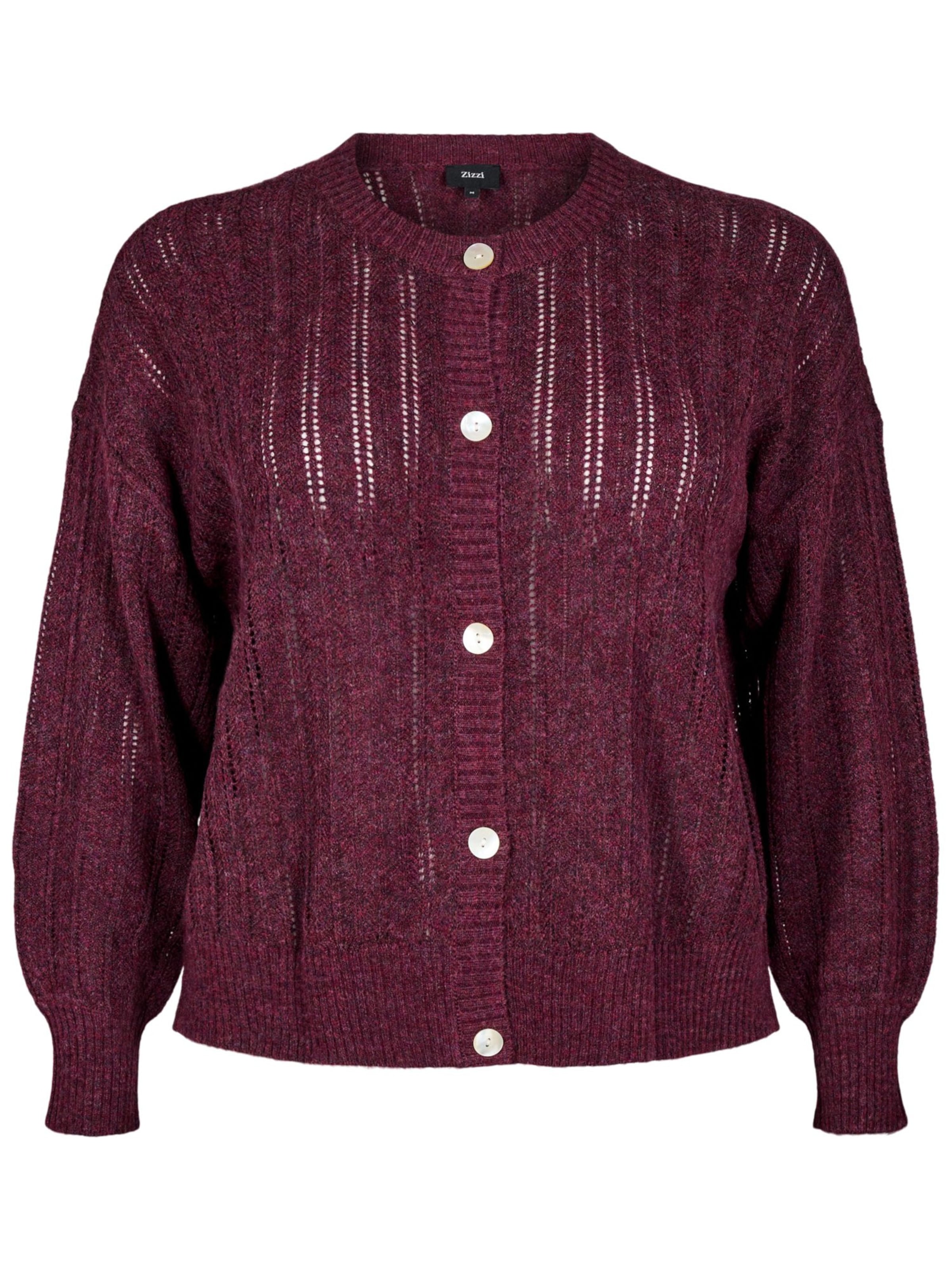 Zizzi Kardigan 'Innie' – červená: přední strana