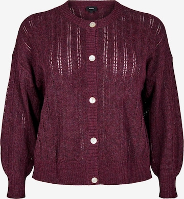 ZizziKardigan 'Innie' - crvena boja: prednji dio