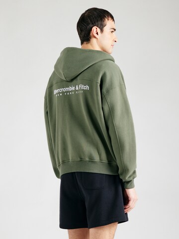 Abercrombie & Fitch Суичъри с качулка в зелено