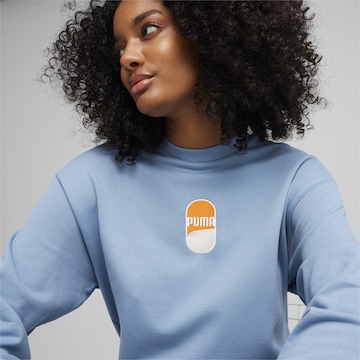 PUMA Sweatshirt 'Downtown 180' in Blauw