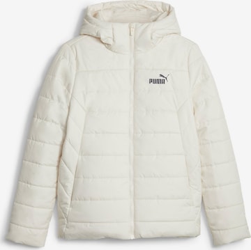 PUMA Athletic Jacket in White: front