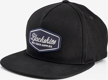 Blackskies Cap 'Osis' in Schwarz: Vorderseite