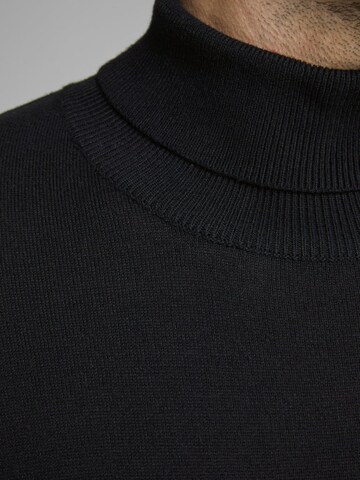 Jack & Jones Plus Sweater 'JJEEMIL' in Black