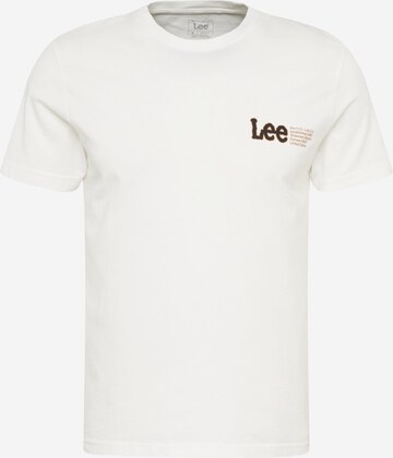 Lee T-shirt i beige: framsida