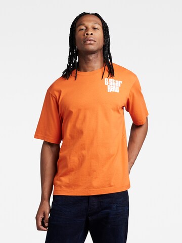 G-Star RAW Μπλουζάκι σε πορτοκαλί