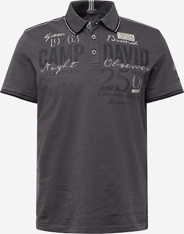 CAMP DAVID Shirt in Grey: front