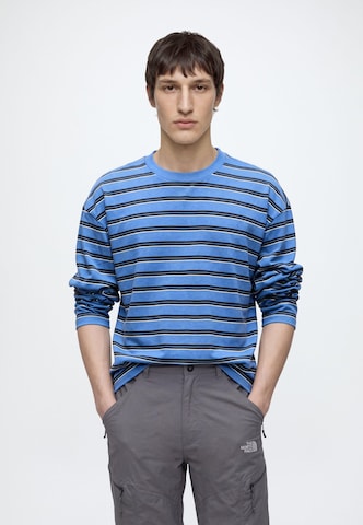 HOLLISTER Тениска в синьо: отпред