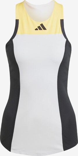 ADIDAS PERFORMANCE Sporttop 'Pro' in de kleur Pasteelgeel / Zwart / Wit, Productweergave