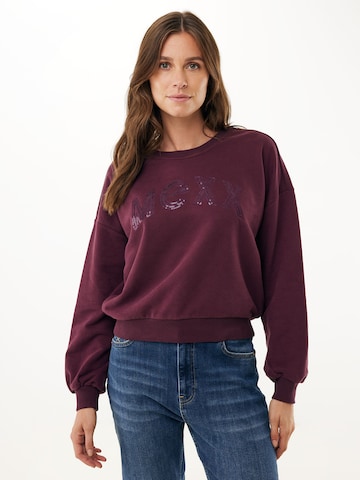 MEXX - Sweatshirt 'Oleander' em vermelho: frente