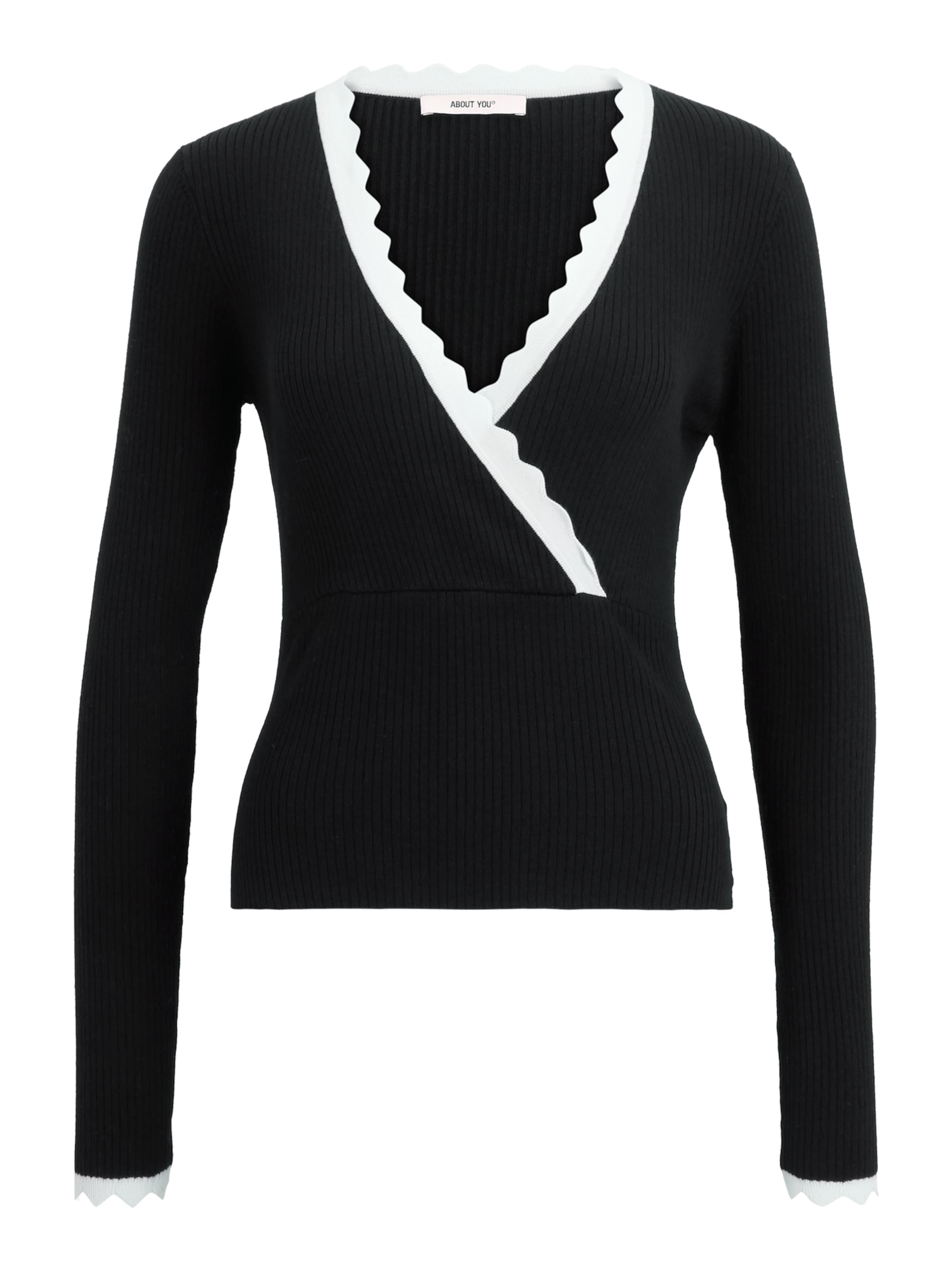 ABOUT YOU Kampsun 'Inge', värv must: eest vaates