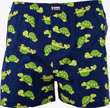 Boxer di Happy Shorts in blu: frontale