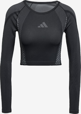 ADIDAS PERFORMANCE Performance shirt in Black: front