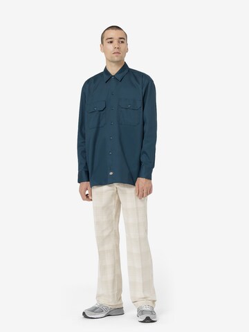 mėlyna DICKIES Standartinis modelis Marškiniai 'WORK'