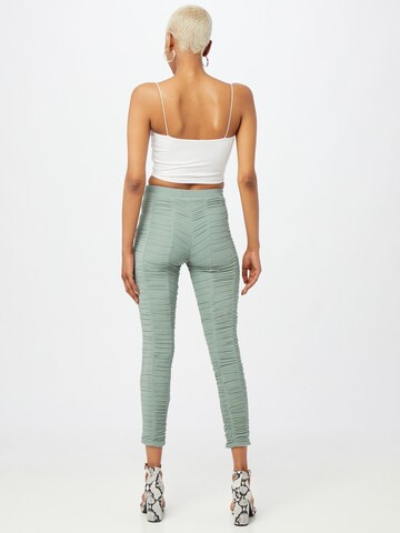 Skinny Leggings de la CLUB L LONDON pe verde