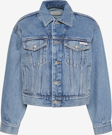 Calvin Klein JeansPrijelazna jakna - plava boja: prednji dio