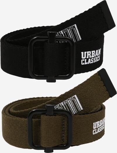 Cintura Urban Classics di colore oliva / nero / bianco, Visualizzazione prodotti