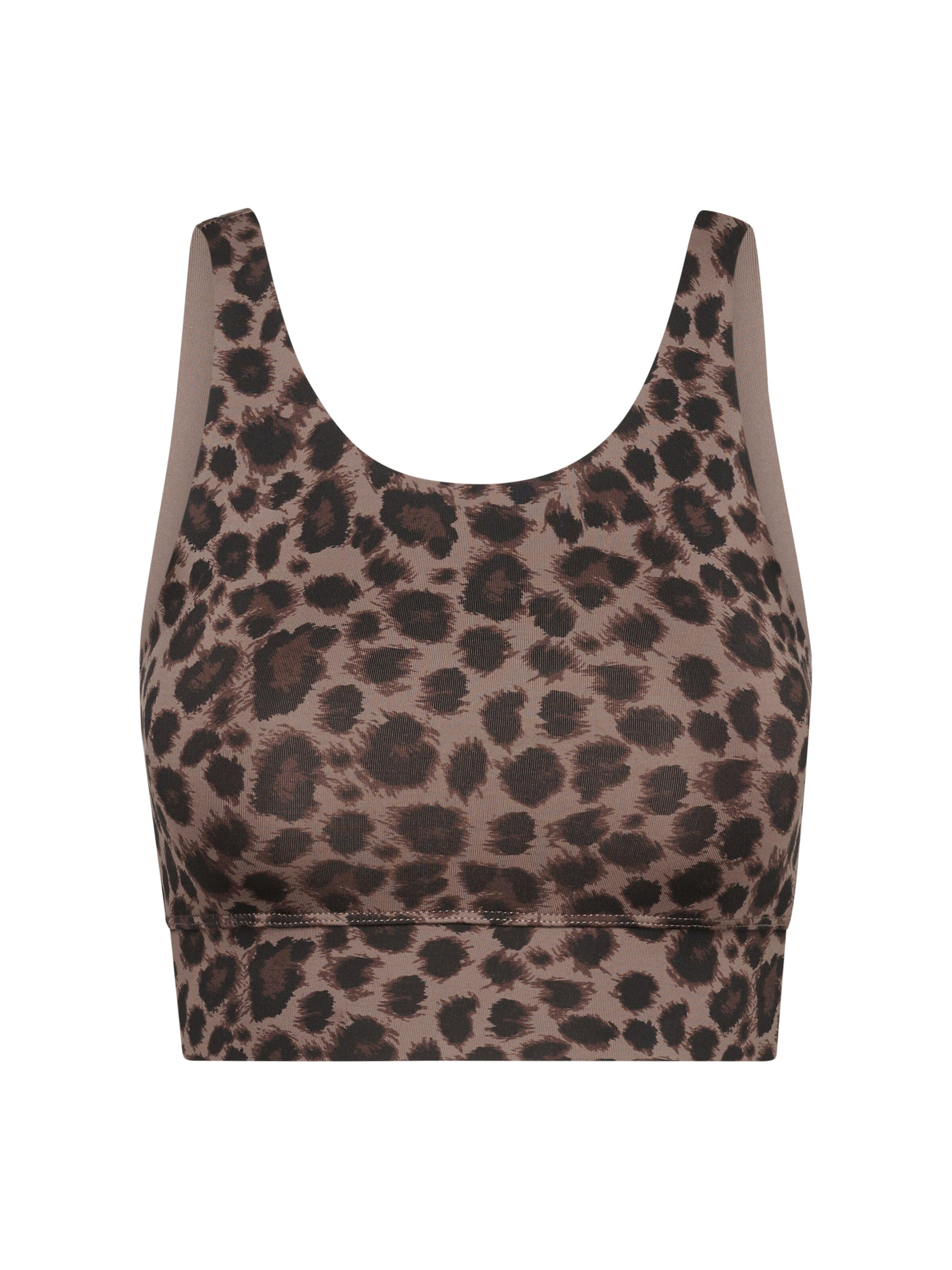 Bustier Soutien-gorge de sport 'Bustier' Hey Honey en marron : devant