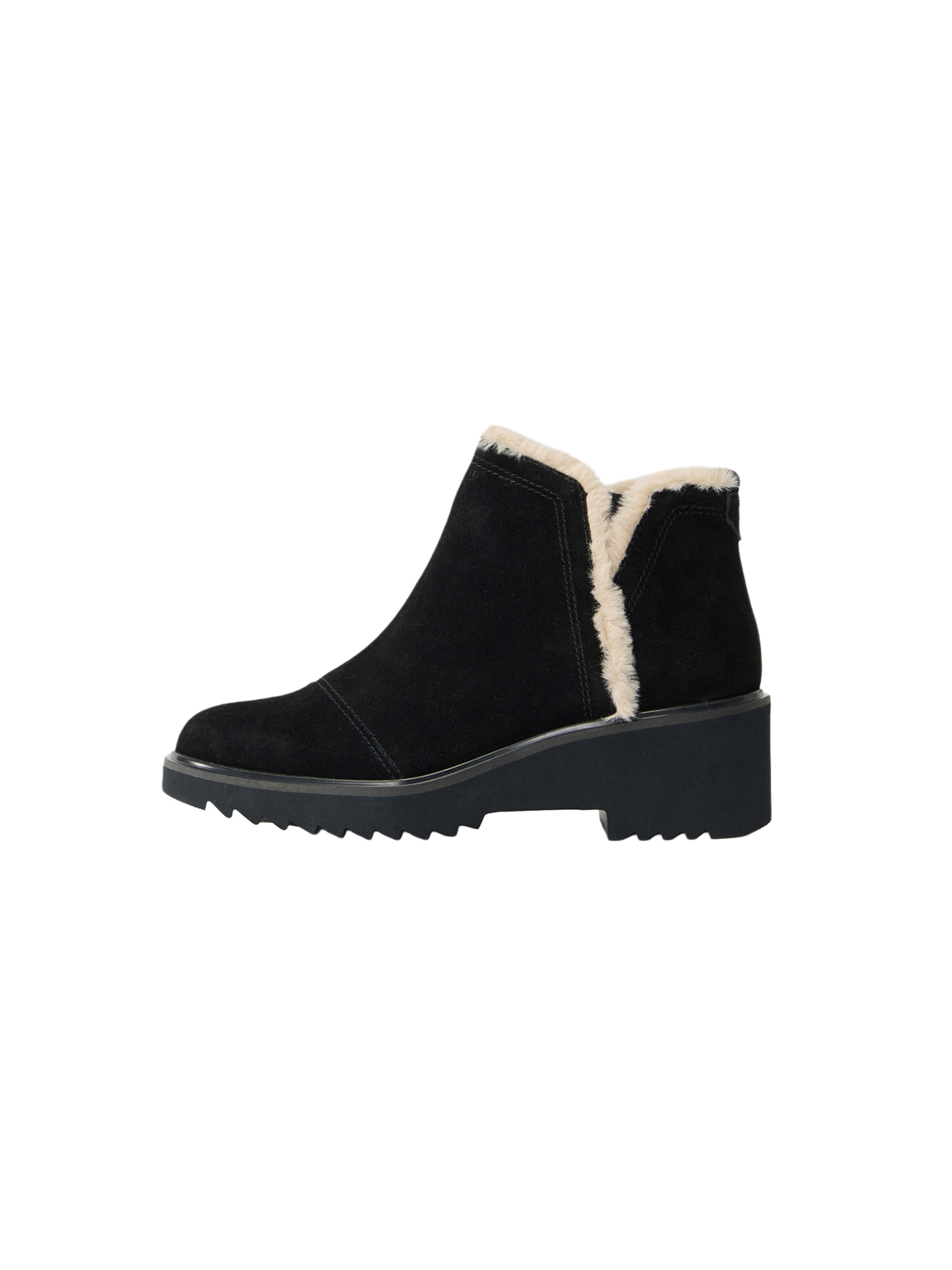 Botine de la TOMS pe negru: față