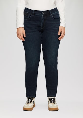 Coupe slim Jean s.Oliver en bleu : devant