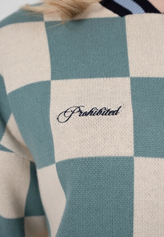 Pullover 'Victory' di Prohibited in verde