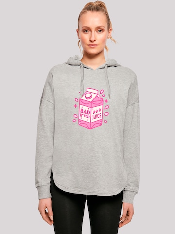 Sweat-shirt 'Internationaler Frauentag: Girl-Power-Design' F4NT4STIC en gris : devant