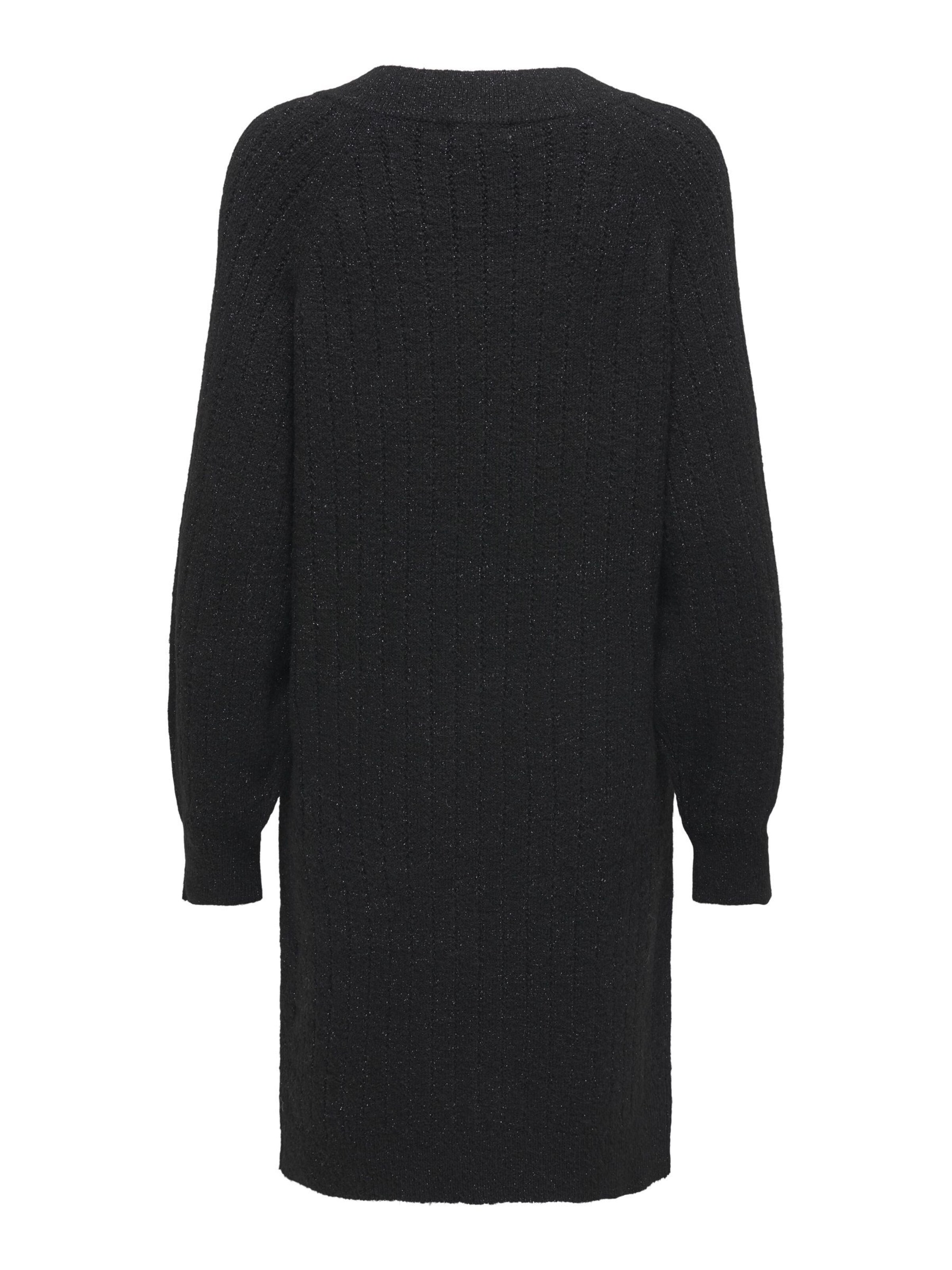 JDY Úpletové šaty 'JDYAspen' – černá