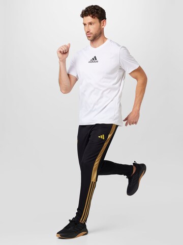 ADIDAS PERFORMANCE Slimfit Sportbyxa 'Messi X ' i svart