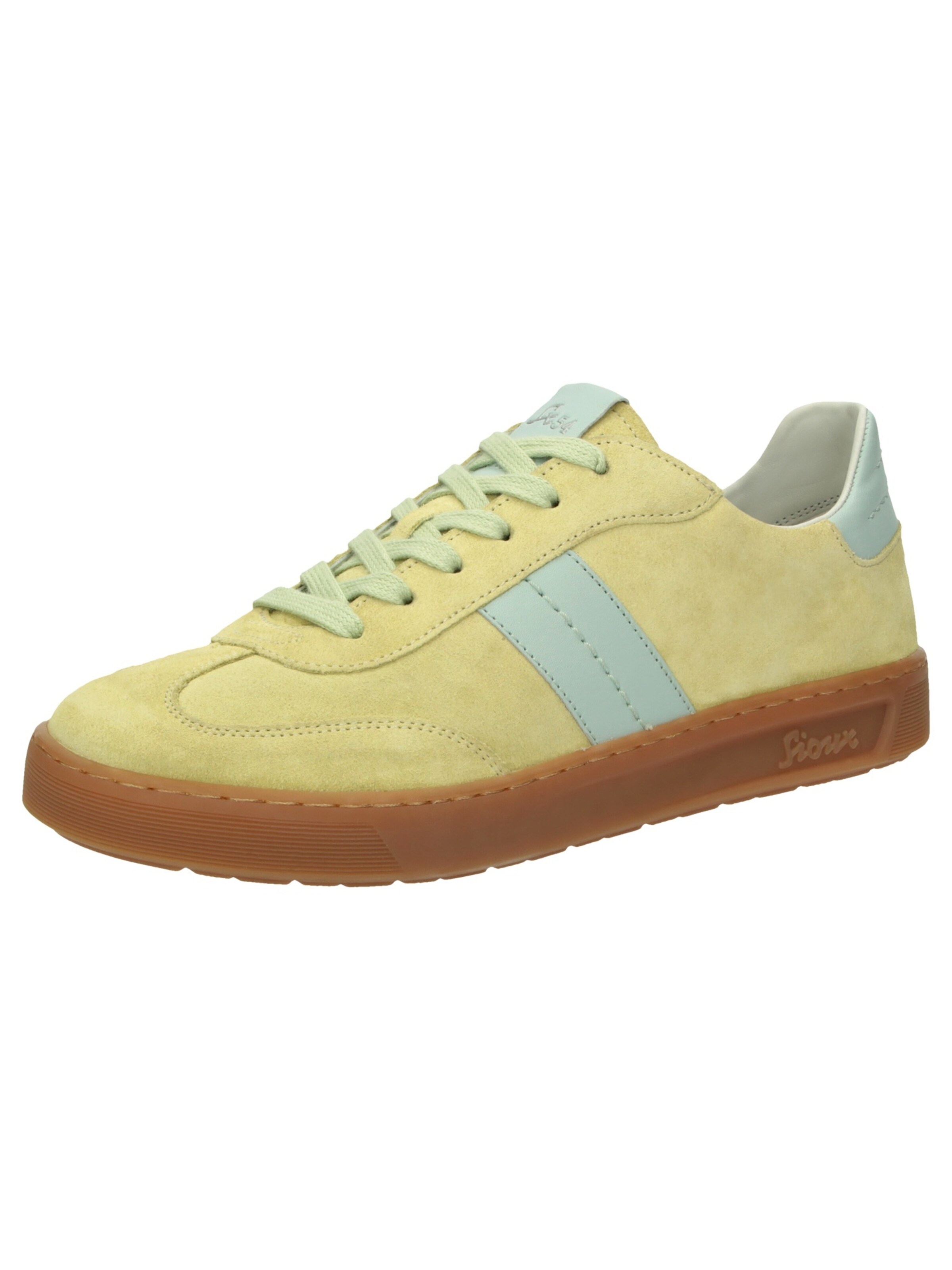 SIOUX Sneakers laag 'Tedroso-DA-717' in Geel: voorkant