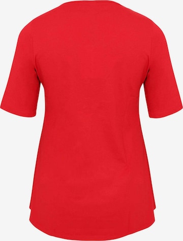 Yoek Tunic ' COTTON ' in Red