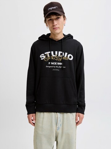 JACK & JONES Majica 'JJYUKI' | črna barva: sprednja stran