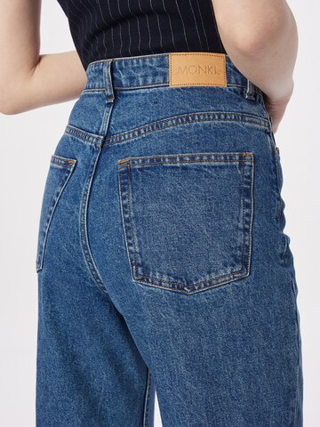 Monki Wide Leg Jeans in Blau