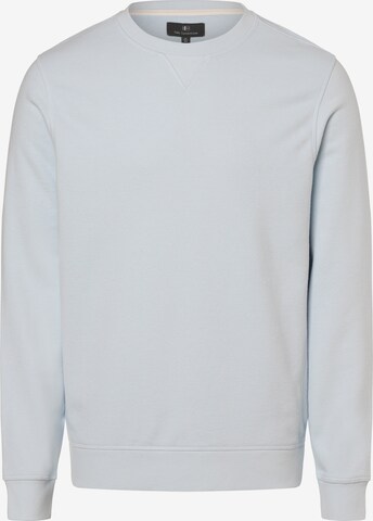 Nils Sundström Sweatshirt in Blauw: voorkant