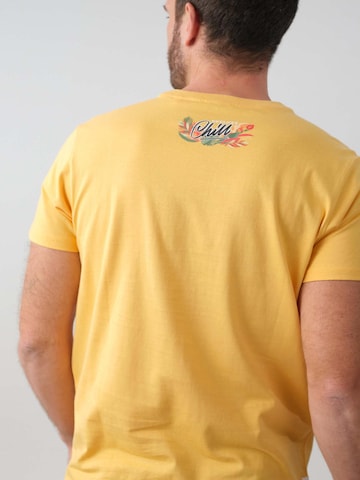 T-Shirt 'Jek' Deeluxe en jaune