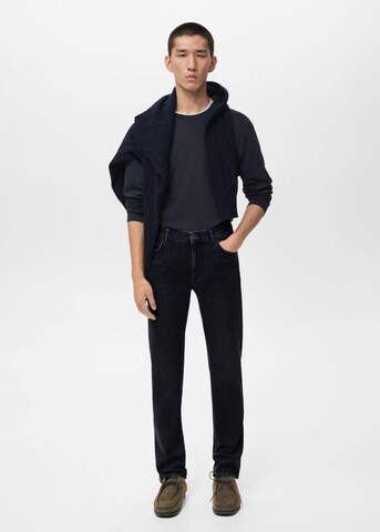 MANGO MAN Regular Jeans 'Patrick' in Black