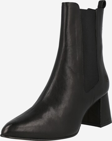 Apple of Eden Chelsea boots 'ILA' in Zwart: voorkant