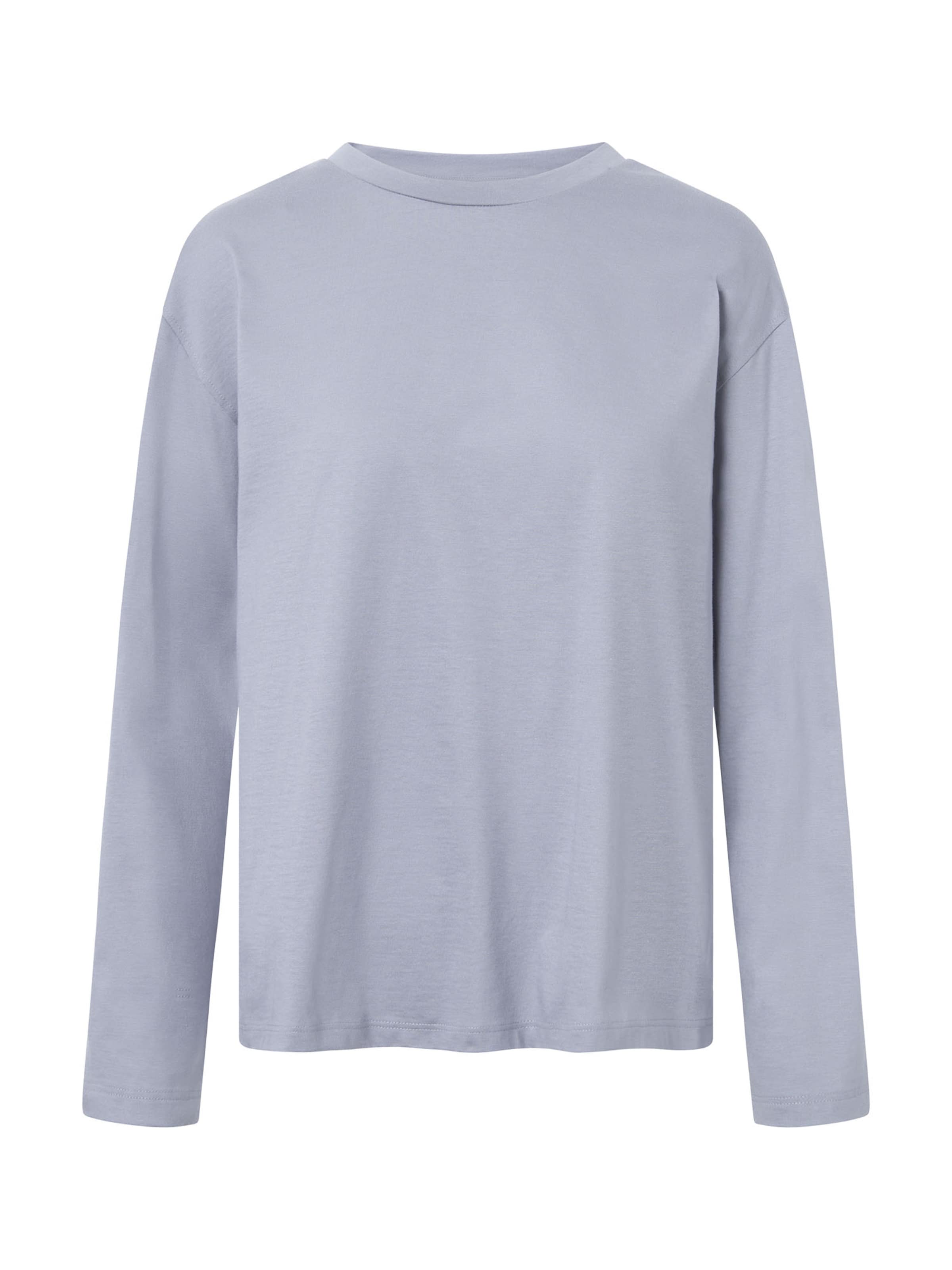 Rösch Pajama Shirt ' Basic ' in Grey: front