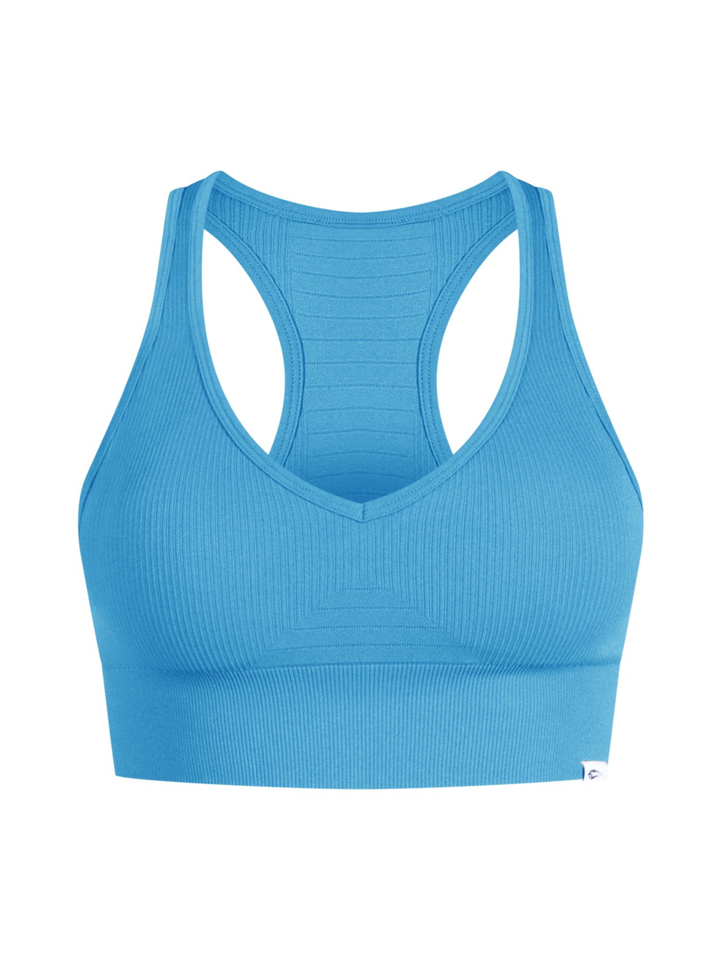 Smilodox Sporttop in Blauw: voorkant