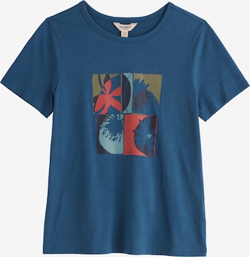 T-shirt 'Printing Ink' Seasalt Cornwall en bleu : devant