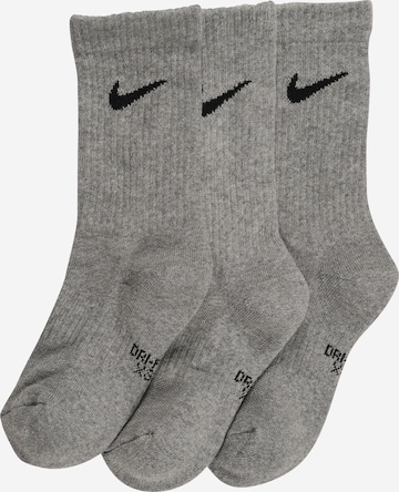 Chaussettes de sport Nike Sportswear en gris : devant