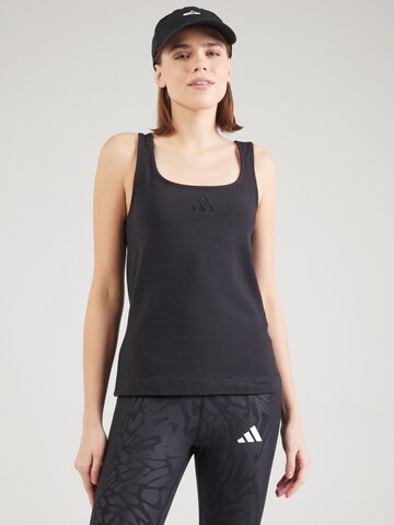 ADIDAS SPORTSWEAR Top sportowy 'ALL SZN' w kolorze czarny: przód