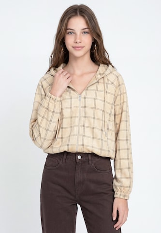 MYMO Between-season jacket in Beige: front