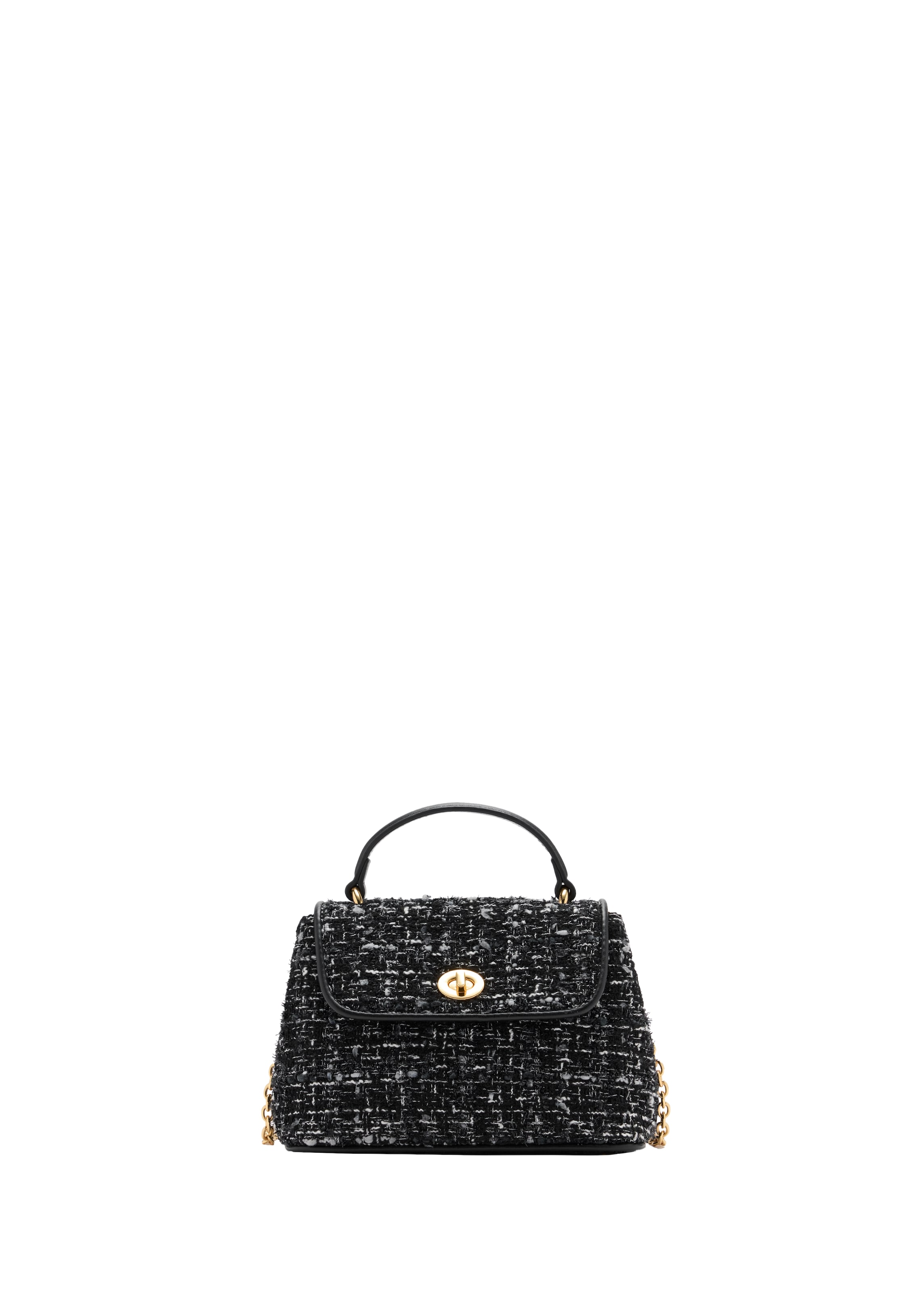MANGO Handbag 'VICKY' in Black: front
