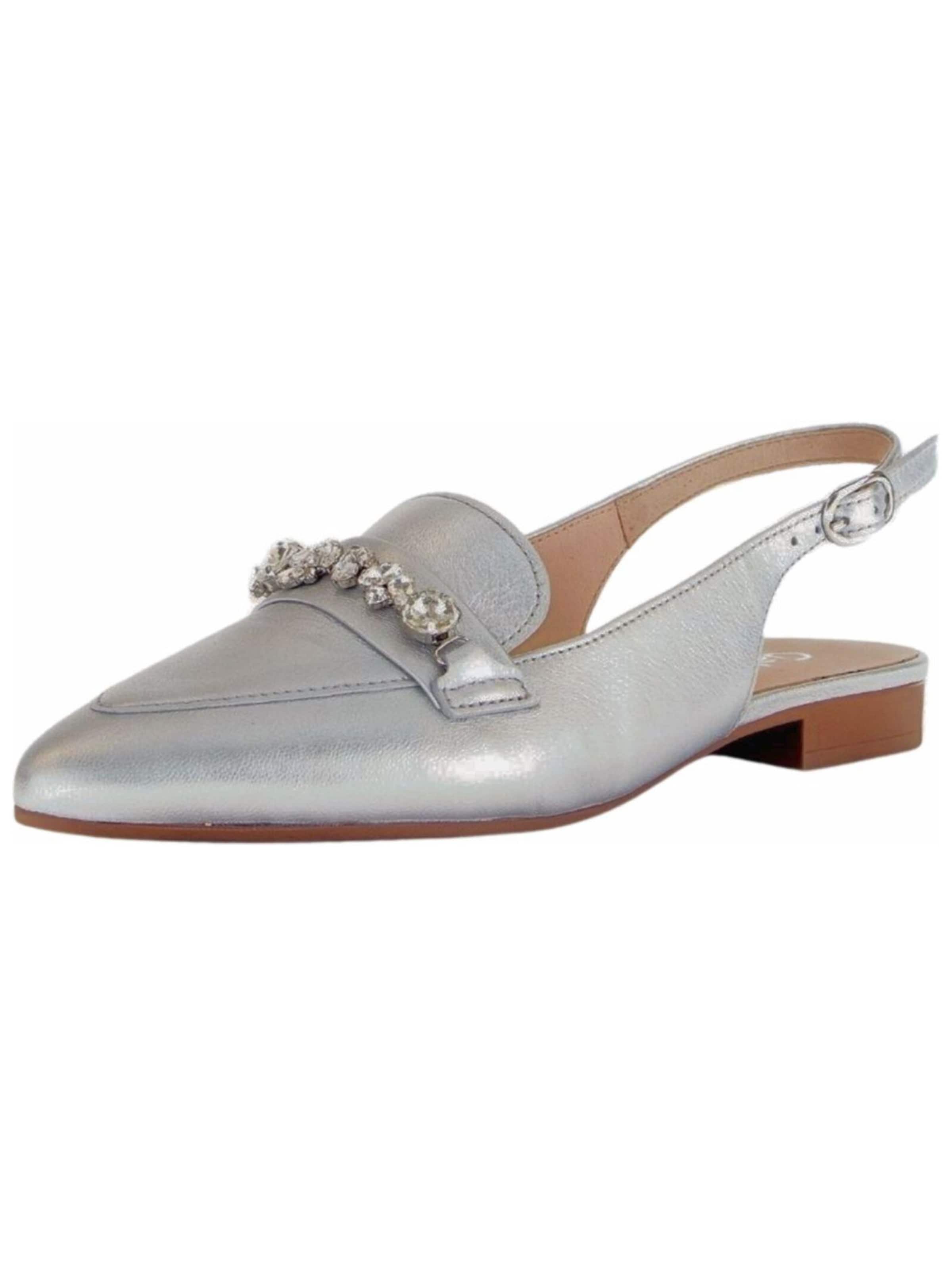 GABOR Slingback pumps in Silver: front