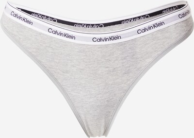 Calvin Klein Underwear Stringu biksītes, krāsa - raibi pelēks / melns / balts, Preces skats