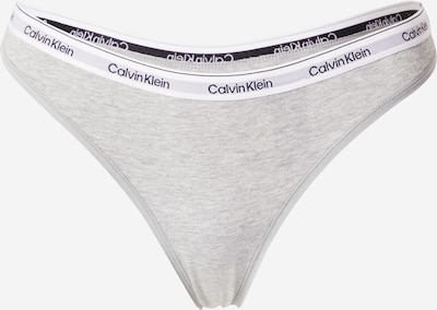 Calvin Klein Underwear String in graumeliert / schwarz / weiß, Produktansicht